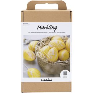 977535 Creativ Company Hobbyset Marmer roze geel