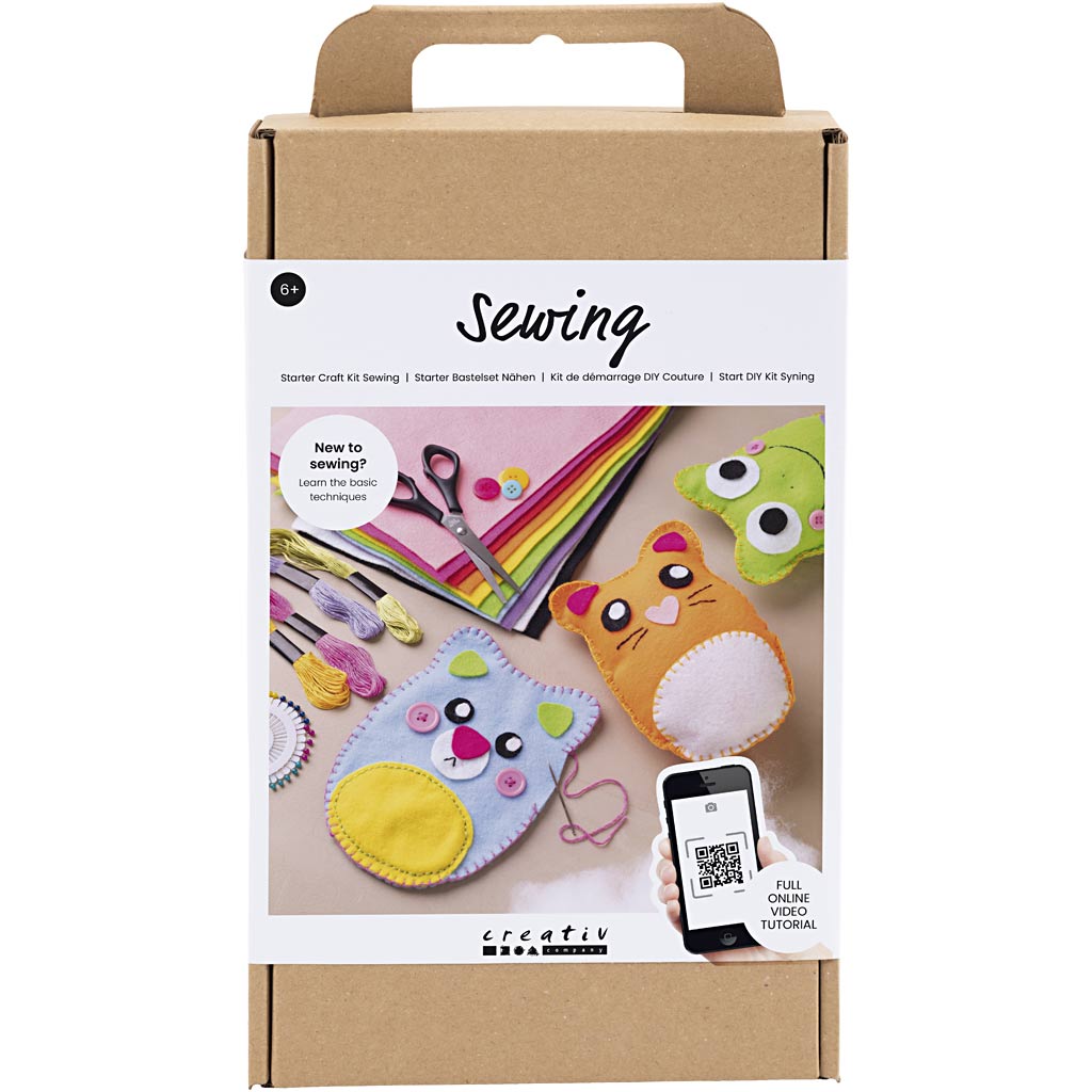 977540 Creativ Company Starter Hobbyset Naaien Teddyberen
