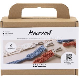 977554 Creativ Company Mini Hobbyset Macram? Sleutelhangers