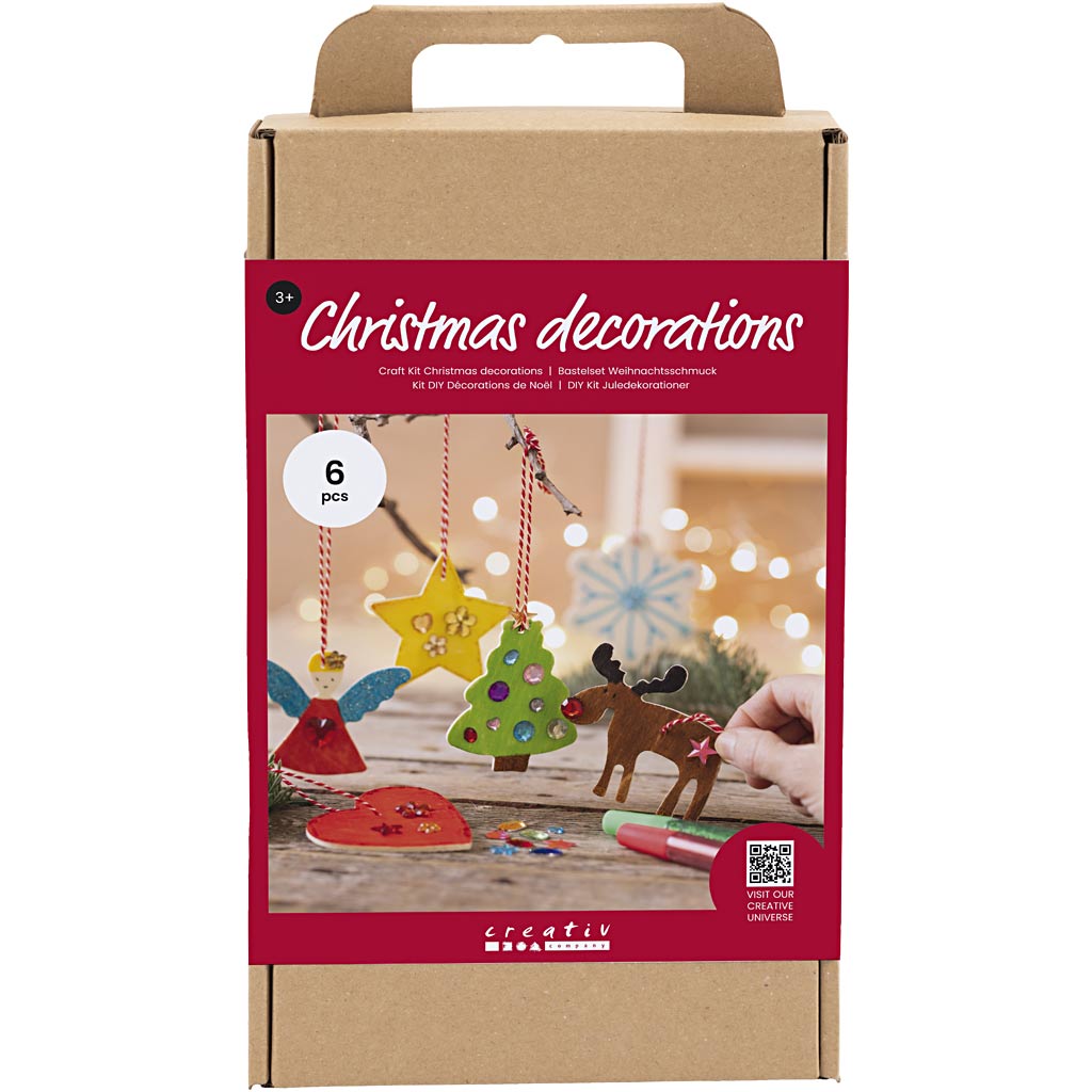 977583 Creativ Company Hobbyset Kerstdecoratie kleuren