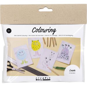 977640 Creativ Company Mini Hobbyset Kleuren Monster