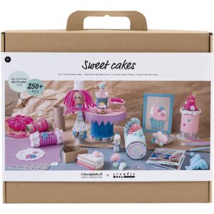 977643 Creativ Company Maxi Creatieve Box Lekkere Taarten Taart en zoetigheid diverse kleuren