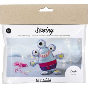 977649 Creativ Company Mini Hobbyset Naaien Viltmonster diverse kleuren