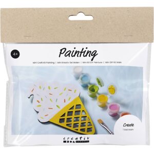 977685 Creativ Company Mini Hobbyset Schilderen IJshoorntje diverse kleuren