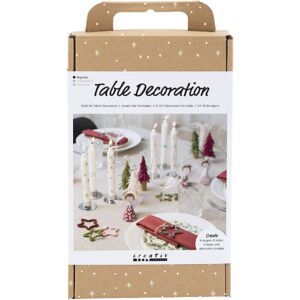 977712 Creativ Company Hobbyset Tafeldecoratie Engelen kerstbomen sterren diverse kleuren
