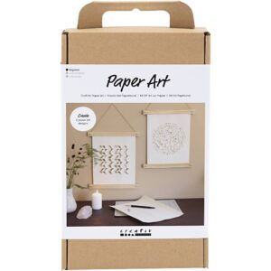 977715 Creativ Company Hobbyset Papierkunst Papieren hangers off white