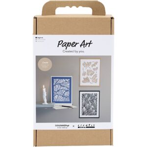 977734 Creativ Company Hobbyset Papierkunst Afbeeldingen om op te hangen off white