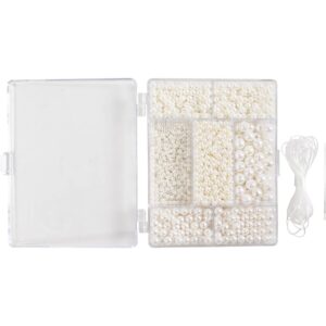 977739 Creativ Company Creatieve Box sieraden Halskettingen en armband wit parelmoer