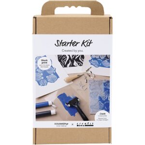 977754 Creativ Company Starter Hobbyset Blokdrukken