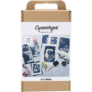 977764 Creativ Company Hobbyset Cyanotypie blauw