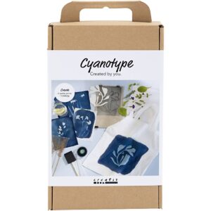 977765 Creativ Company Hobbyset Cyanotypie Textiel blauw