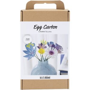 977775 Creativ Company Hobbyset Bloemen van Eierdozen pastelkleuren
