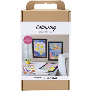 977796 Creativ Company Hobbyset Kleuren Schilderen volgens cijfers markeerstiften
