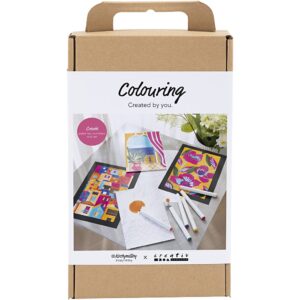 977797 Creativ Company Hobbyset Kleuren Schilderen volgens cijfers markeerstiften