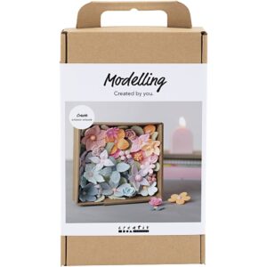 977800 Creativ Company Hobbyset Boetseren Bloemen pastelkleuren