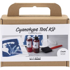 977819 Creativ Company Toolkit voor Cyanotypie Accessoires blauw