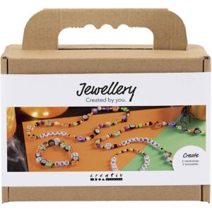 977836 Creativ Company Mini Hobbyset Sieraden Halskettingen en armbanden halloween kleuren