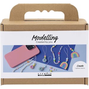 977850 Creativ Company Mini Hobbyset Boetseren Mobiele bedel diverse kleuren