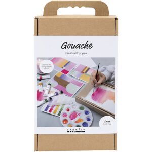 977851 Creativ Company Hobbyset voor gouache Schilderijen diverse kleuren