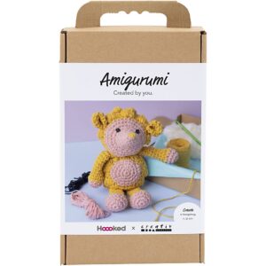 977867 Creativ Company Amigurumi hobbyset Egel lichtroze warm geel