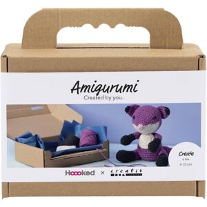 977873 Creativ Company Amigurumi hobbyset Vos zwart plum