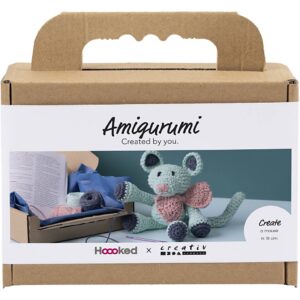 977876 Creativ Company Amigurumi hobbyset Muis mint