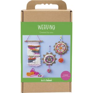 977879 Creativ Company Hobbyset weven Wandbevestigingen diverse kleuren