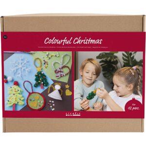 97819 Creativ Company Creatieve Box Kleurrijke Kerst Kerstfiguren diverse kleuren