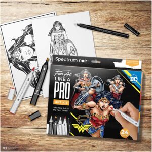 981002 Creativ Company Hobbyset Illustratie Wonder Woman diverse kleuren