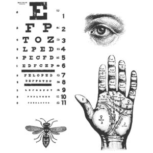 CMS083 Tim Holtz Cling Rubber Stamp Oddities