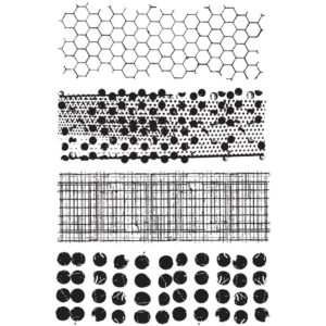 CMS125 Tim Holtz Cling Rubber Stamp Mixed Media