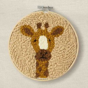 DMC Punch Needle kit Giraffe