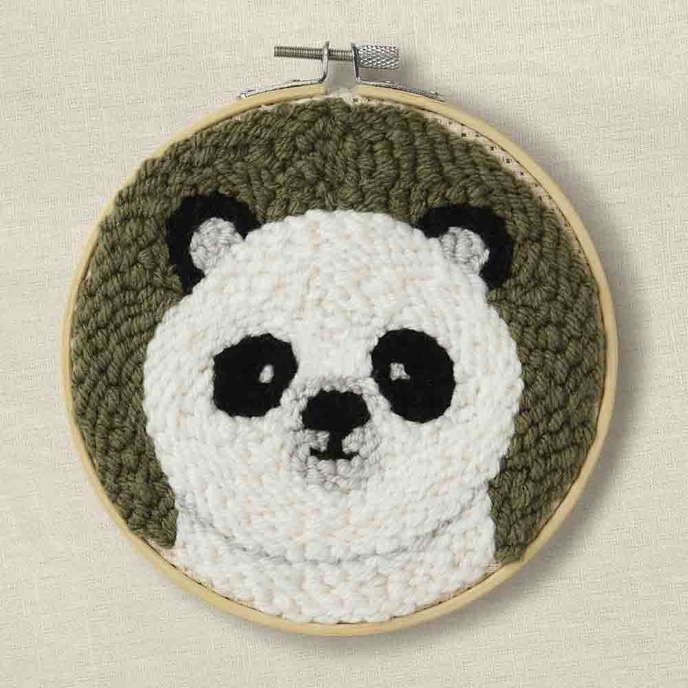 DMC Punch Needle kit Panda
