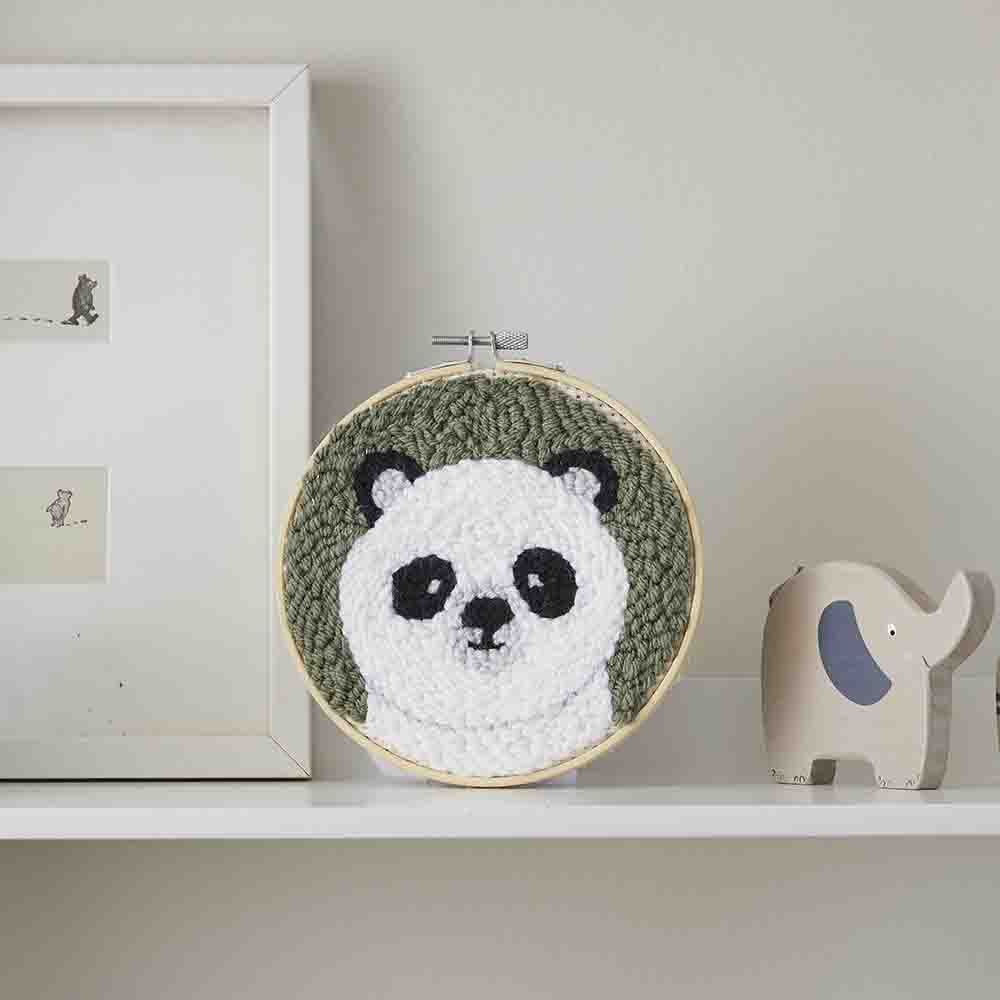 DMC Punch Needle kit Panda - Afbeelding 4