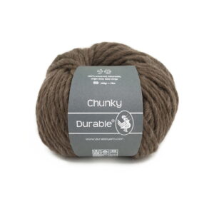 Durable Chunky Wool brei- en haakgaren 2230 Dark brown