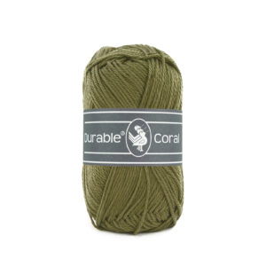Durable Coral katoen 50 gram 2168 - Khaki
