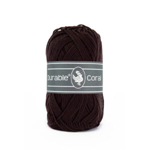 Durable Coral katoen 50 gram 2230 - Dark Brown
