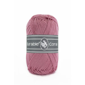 Durable Coral katoen 50 gram 228 - Raspberry