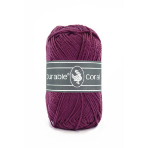 Durable Coral katoen 50 gram 249 - Plum
