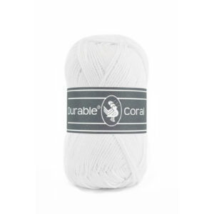 Durable Coral katoen 50 gram 310 - White