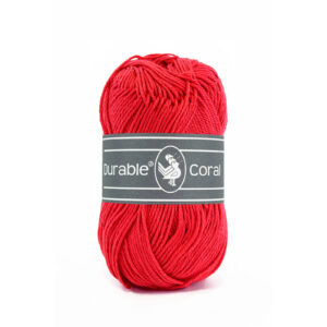Durable Coral katoen 50 gram 316 - Red