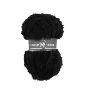 Durable Furry brei- en haakgaren 325 Black