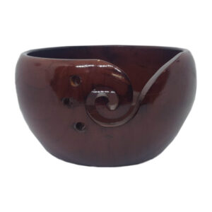 Scheepjes Yarn bowl dennenhout 15x10cm mahonie