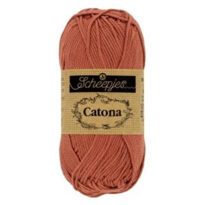 Scheepjes Catona 504 Brick Red