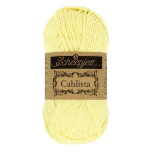 Scheepjes Cahlista 100 Lemon Chiffon