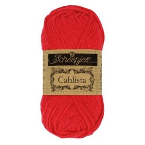 Scheepjes Cahlista 115 Hot Red