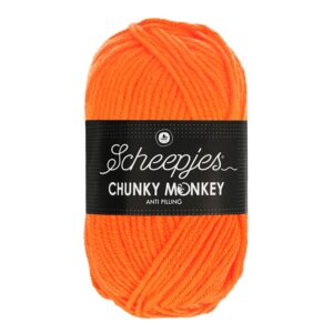 Scheepjes Chunky Monkey 1256 Neon Orange