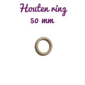 Houten ring 5 cm - prijs per stuk