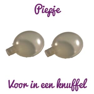 Piepje voor in knuffel (2 stuks)