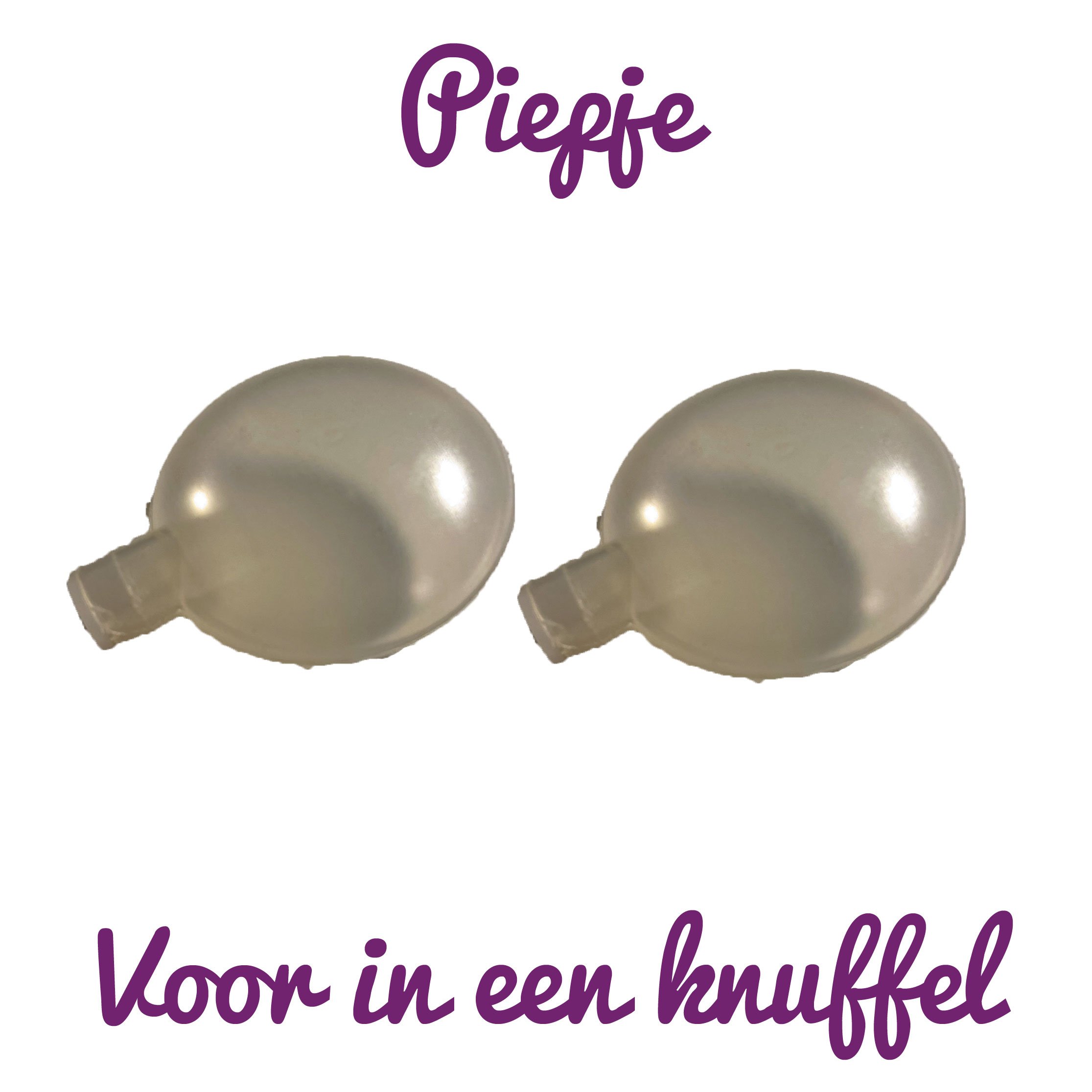 Piepje voor in knuffel (2 stuks)
